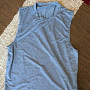 Vuori Men's Sleeveless Muscle Tee Large Light Blue